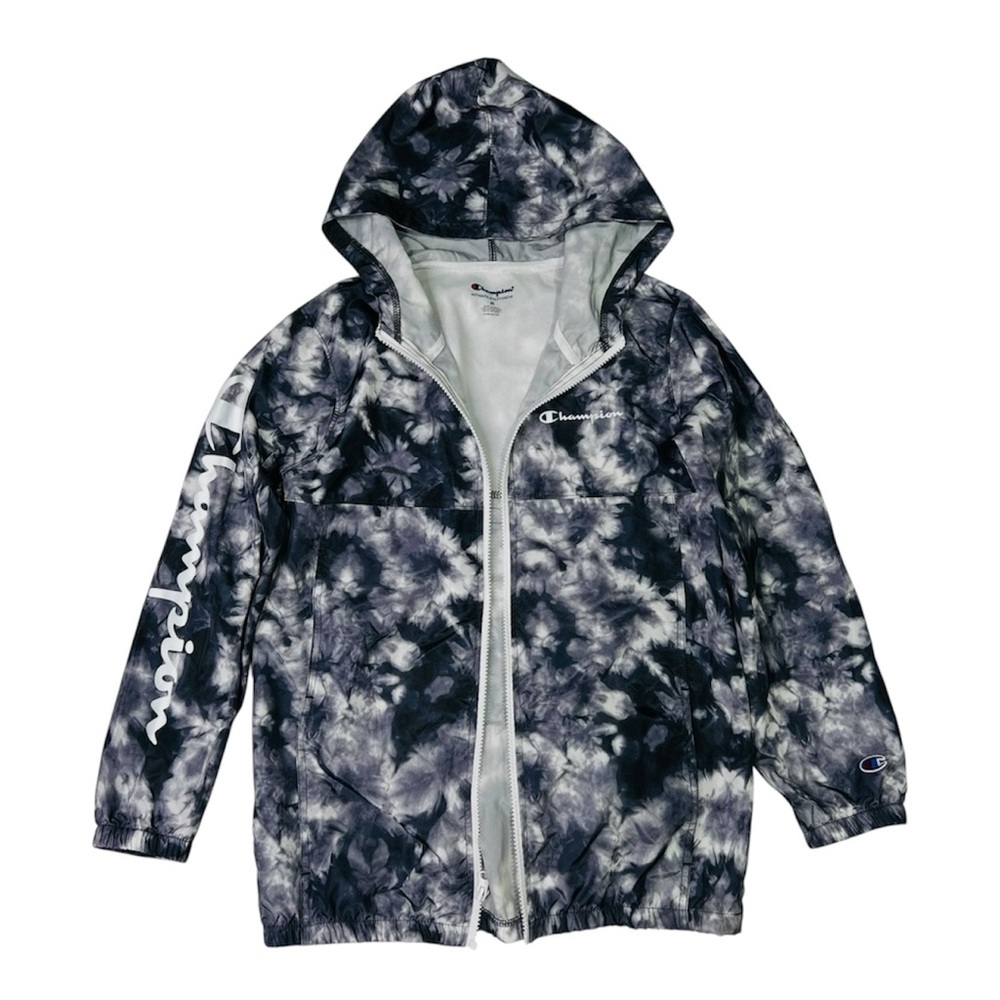 Champion Jacket‎ Windbreaker Lightweight Kids Tie-Dye Zip-up Jacket